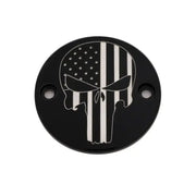 CUSTOM ENGRAVING PATR22-63BG M8 Timer Cover Punisher Black