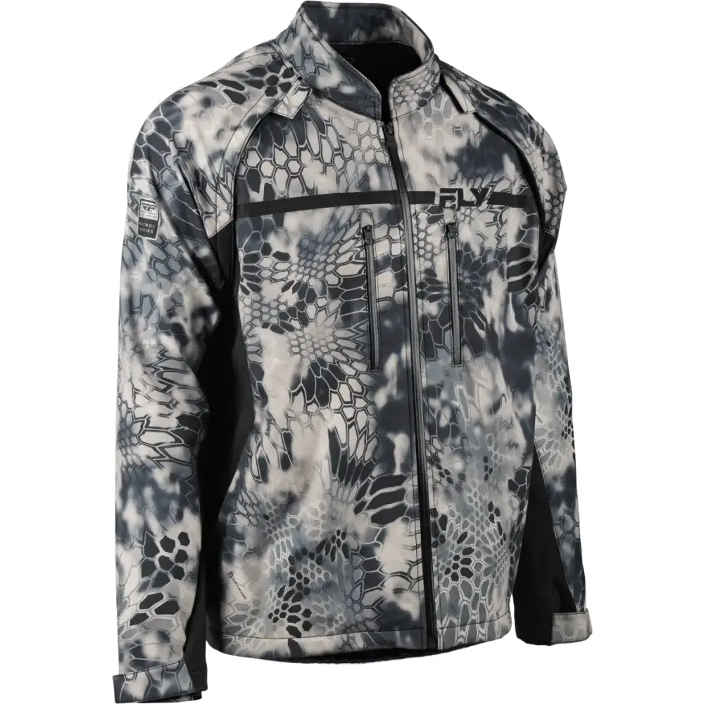 Camouflage patterned Patrol Kryptek Jacket Grey Black great for outdoor rv parts accessories
