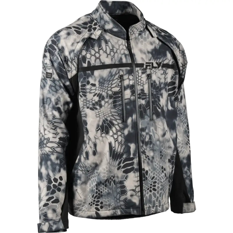 Camouflage patterned Patrol Kryptek Jacket Grey Black great for outdoor rv parts accessories