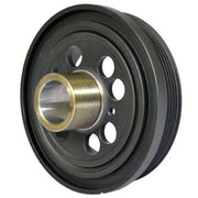 Black metal harmonic balancer with brass bushing for PB1673N Dayco Balancer