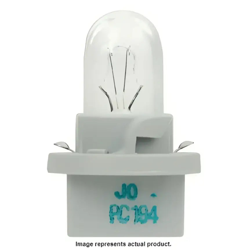 Miniature light bulb with gray base for Sylvania PC194 RV and truck parts