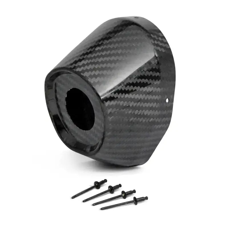 PC4022-0004 Carbon End Cap 3.5" Hole 1 1/4 Ti5/Ti6 Cap/Rivets