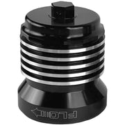 PCRACING PCS1BC Flo Reusuable Oil Filter Black/Polished Fins