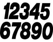 PD63B-6 Dirt Digits Number 6 Black Pro 3/Pk - Graphics/Decals