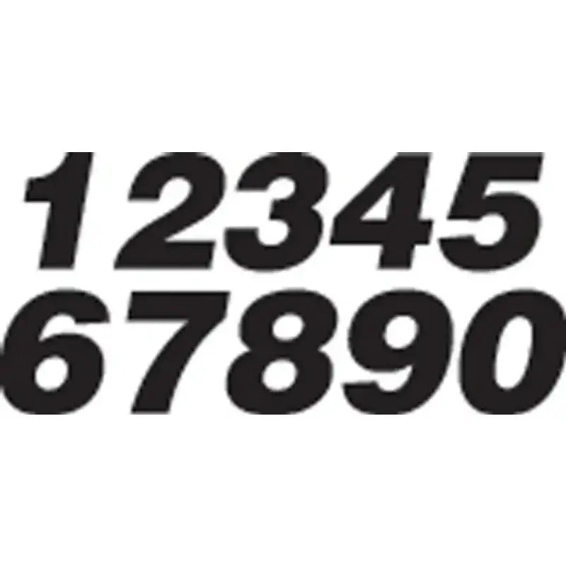 PD63B-8 Dirt Digits Number 8 Black Pro 3/Pk - Graphics/Decals