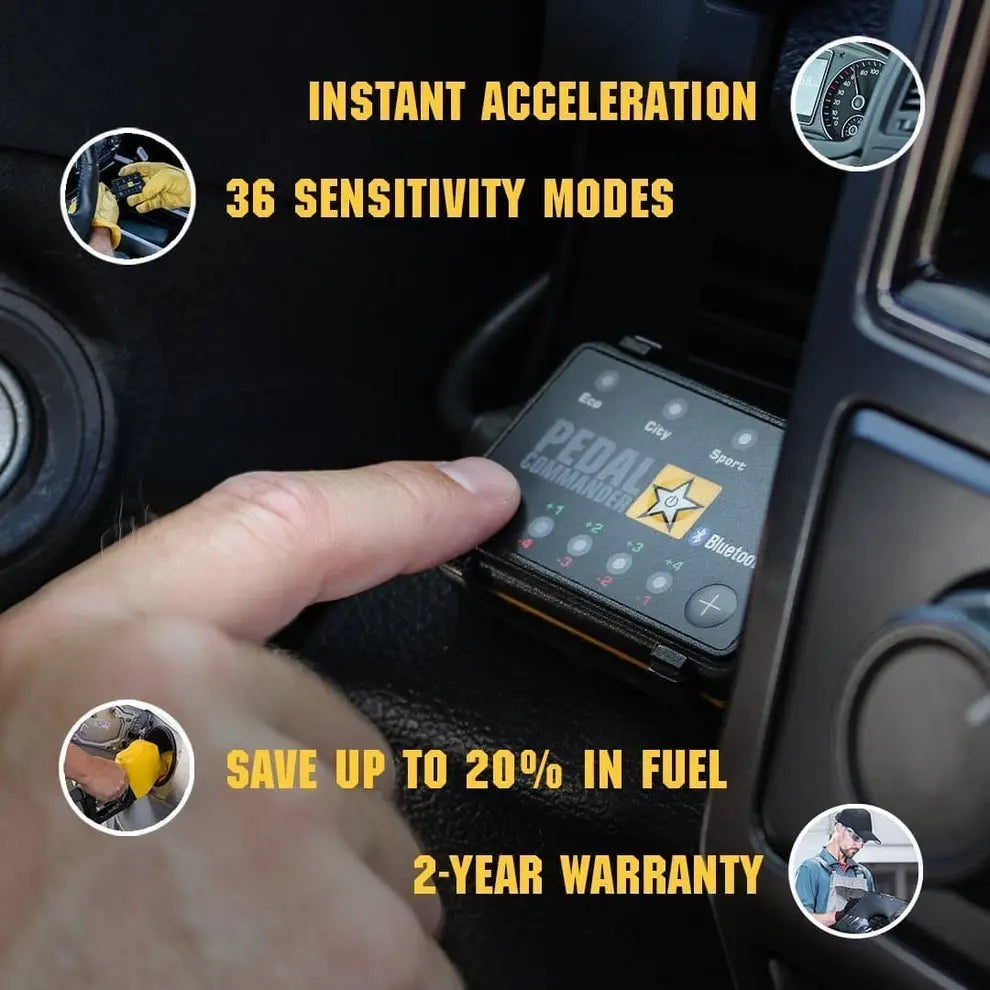 Pedal Comman Saves You From Throttle Lag Throttle Sensitivity Booster PC81 - Commander PC81 Bluetooth