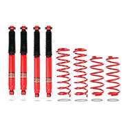 Pedders TrakRyder 2in heavy duty lift kit with red titanium shocks and coil springs