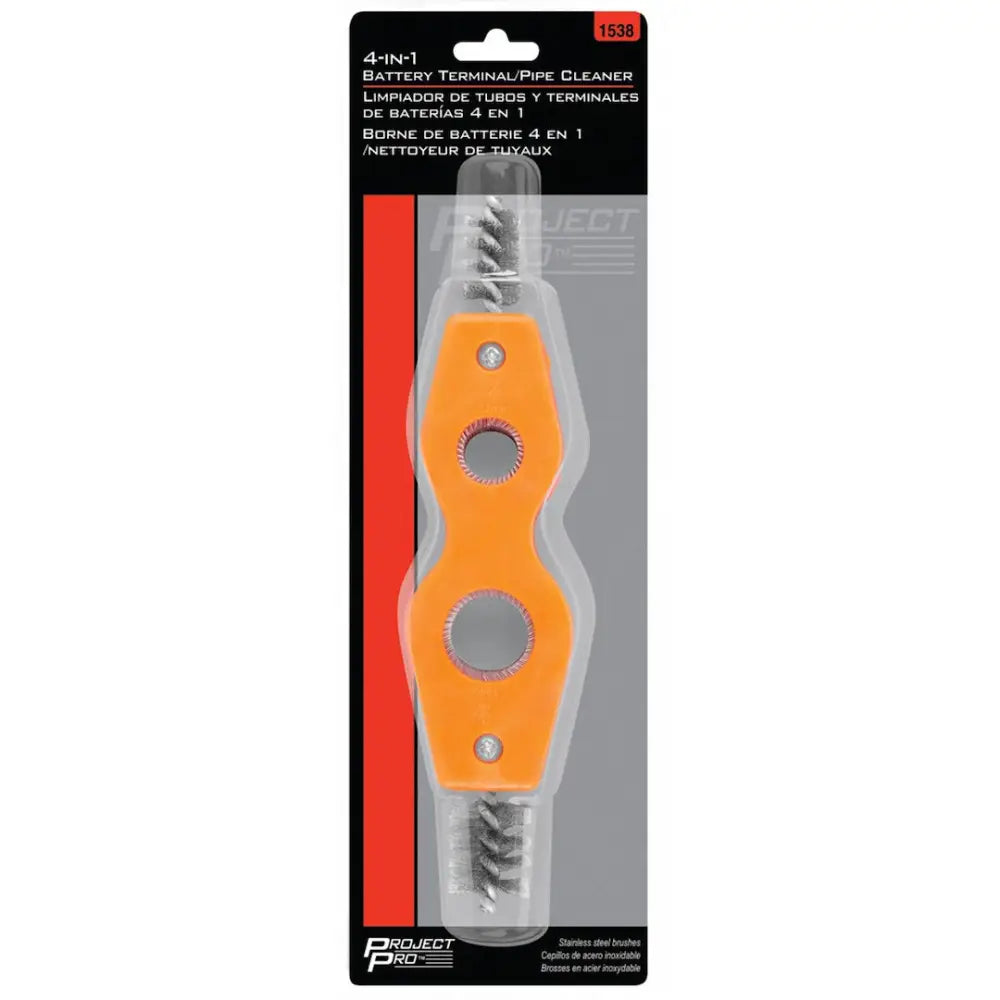 Perform Tool No Supplier Warranty Battery Terminal Cleaner 1538 - 4-IN-1
