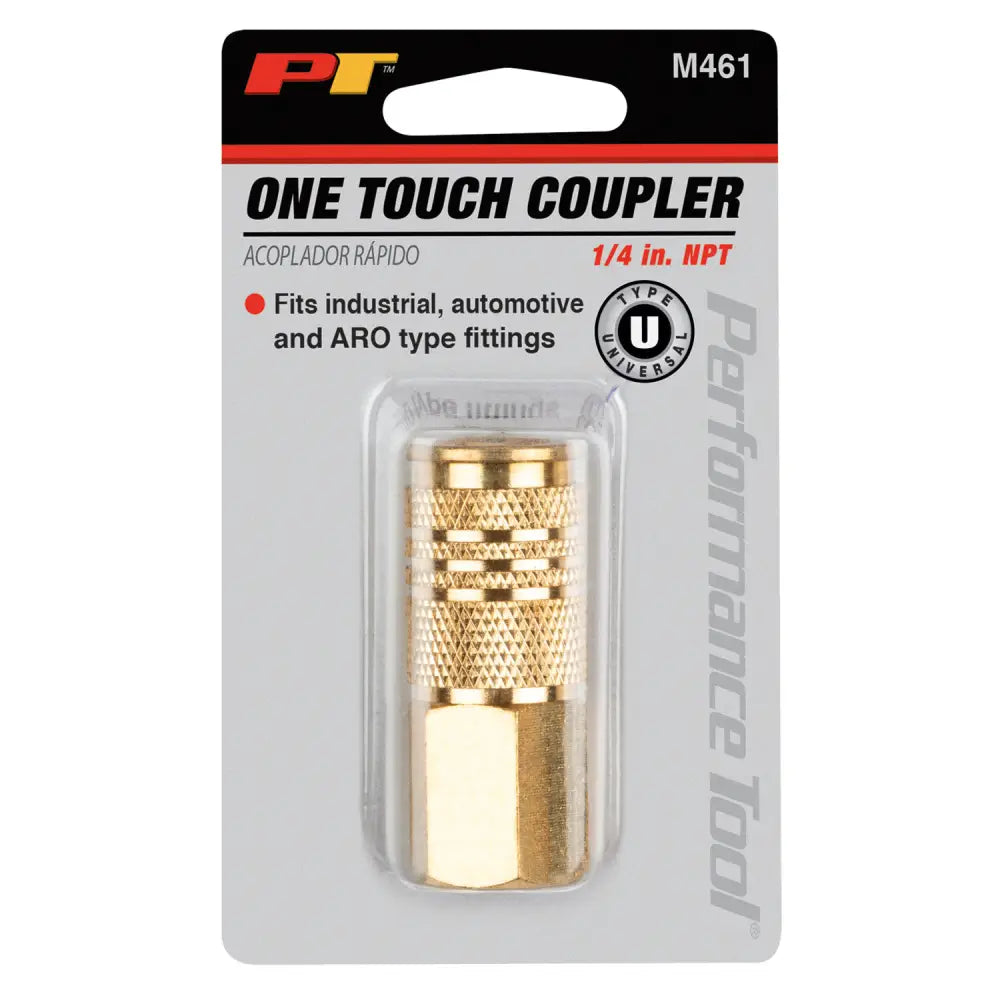Perform Tool Brass Construction Coupler Fitting M461