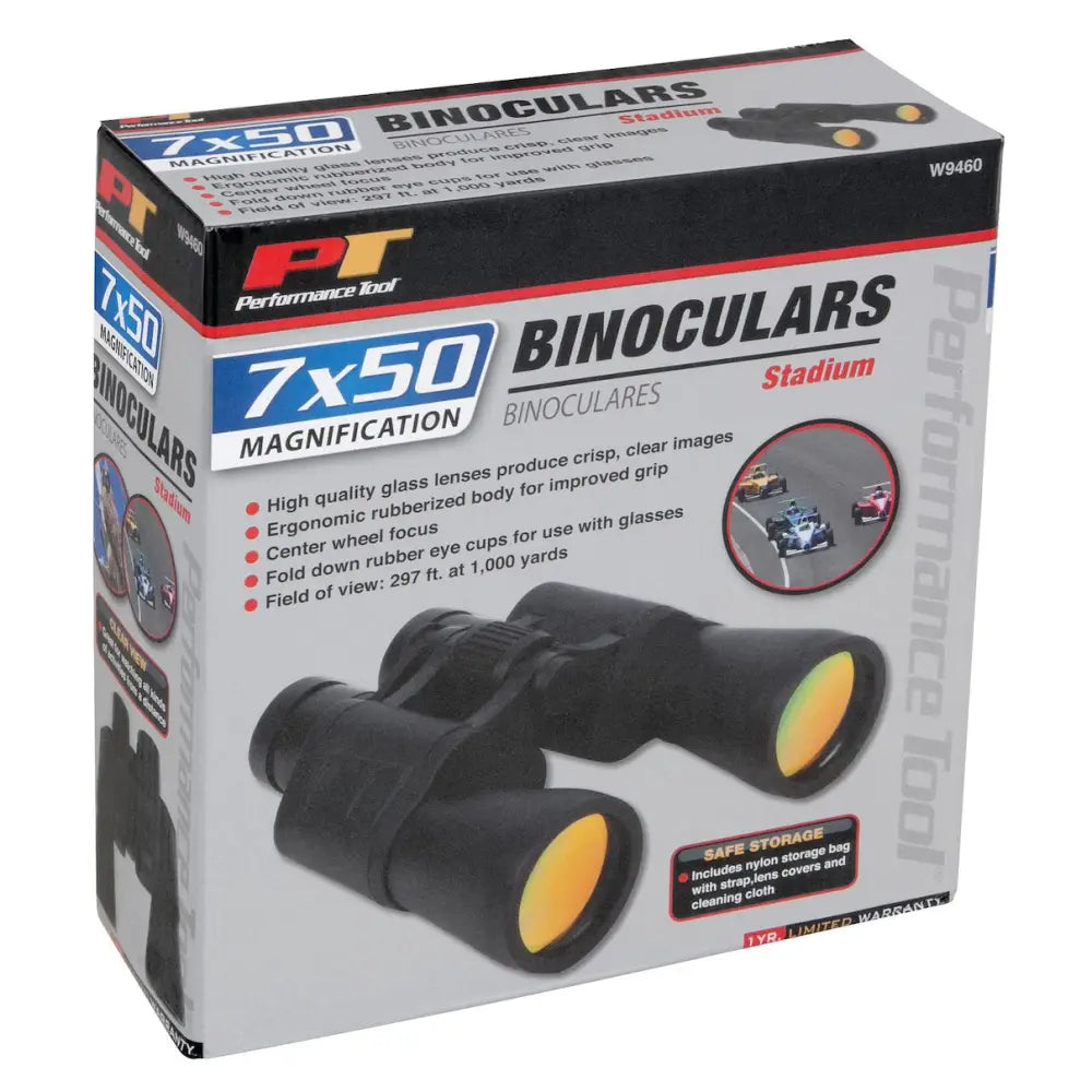 Perform Tool Center Wheel Focus Binoculars W9460 - Stadium 7X50