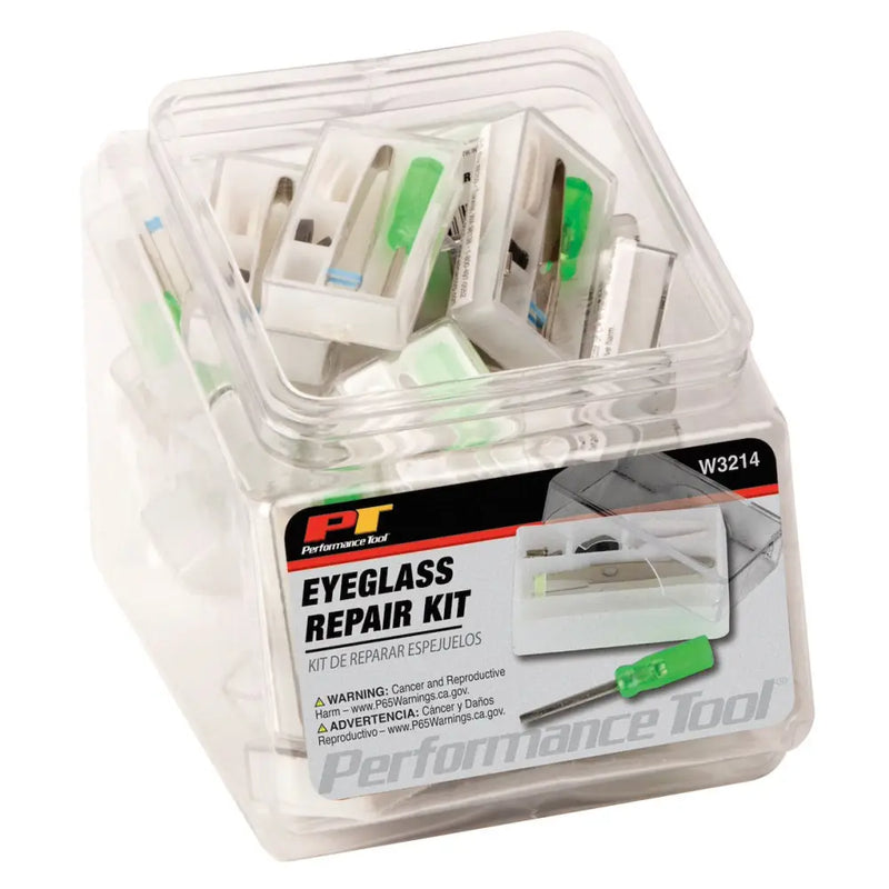 Perform Tool Features Small Fishbowl Eye Glass Repair Kit W3214 - Eyeglass