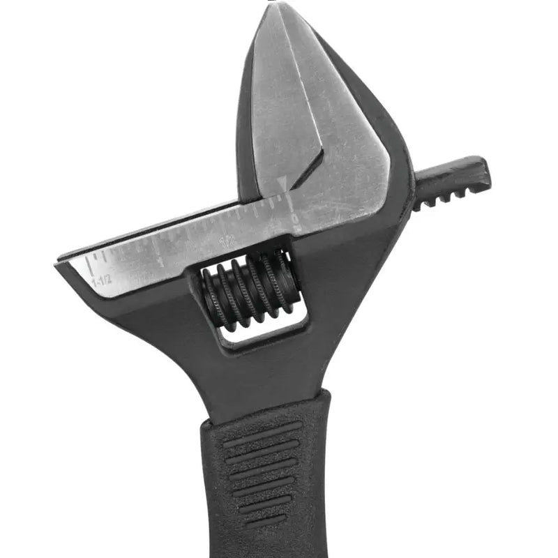 Perform Tool Knurled Handle For Superior Comfort Adjustable Wrench W30622 - Wide Mouth