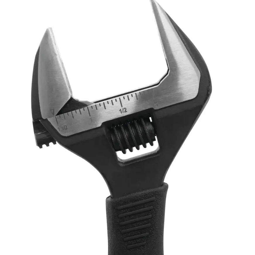 Perform Tool Knurled Handle For Superior Comfort Adjustable Wrench W30622 - Wide Mouth