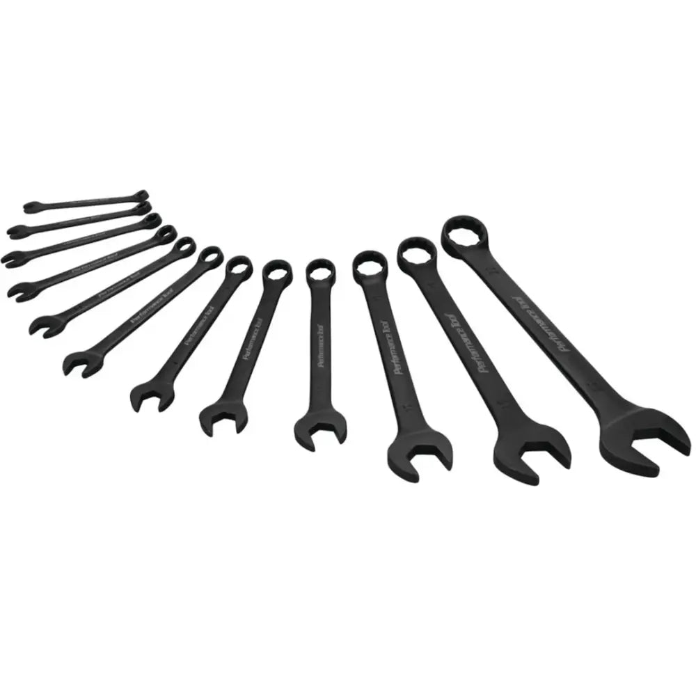 Perform Tool Limited Lifetime Warranty Wrench W1079 - Black 12 PC. Met Combination