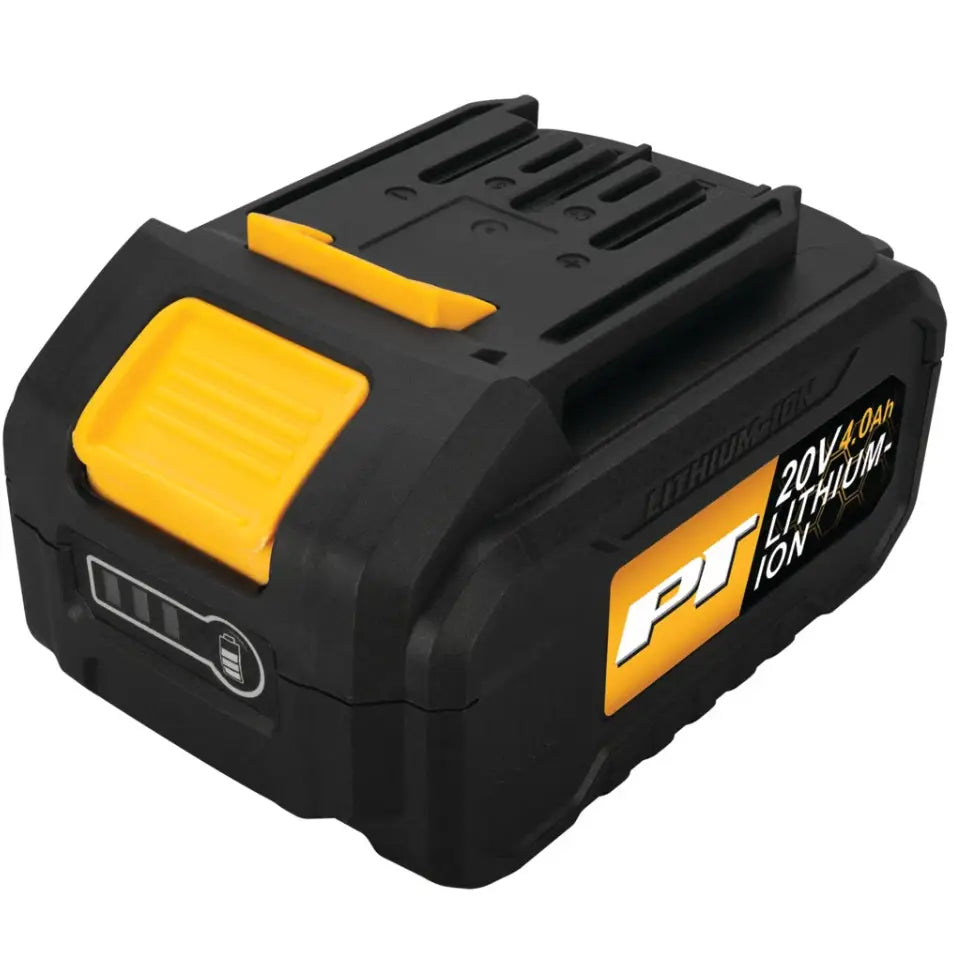 Perform Tool Lock Button Power Tool Battery W7724 - 20V 4.0AH LI-ION