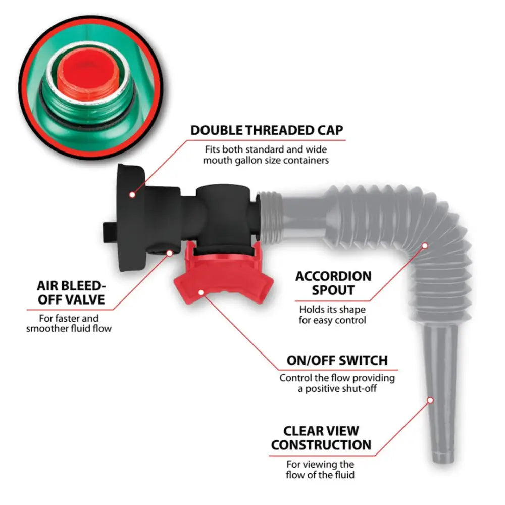 Perform Tool Patent Pending Funnel W4060 - Flexible Spout