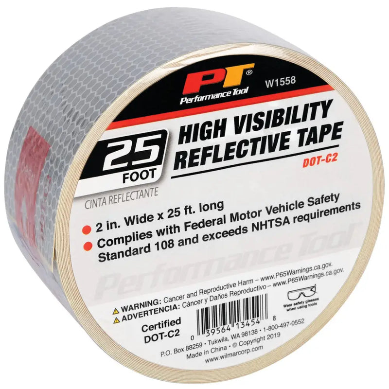 Perform Tool No Supplier Warranty Reflective Tape W1558 - Dot 2INX12FT