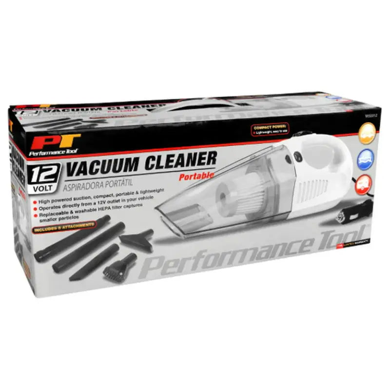 Perform Tool W50012 12V Portable Vacuum Cle - Cleaner