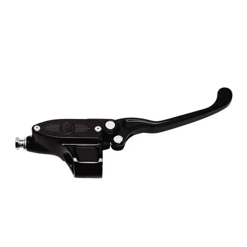Black motorcycle brake lever.