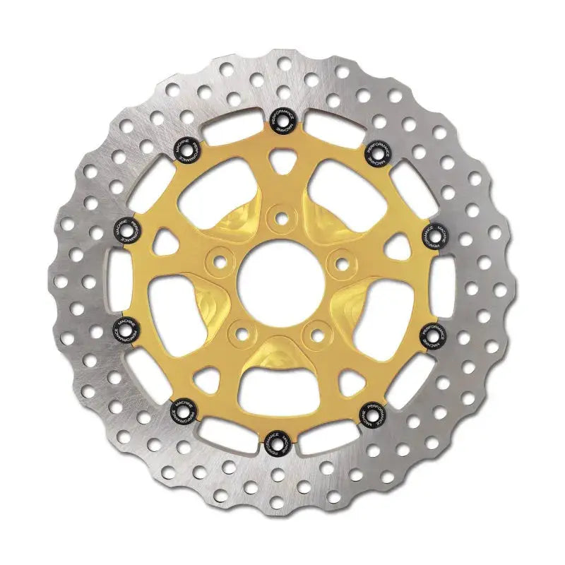 Performance Machine 11.5 Dominator Front - Gold Ano - Brakes