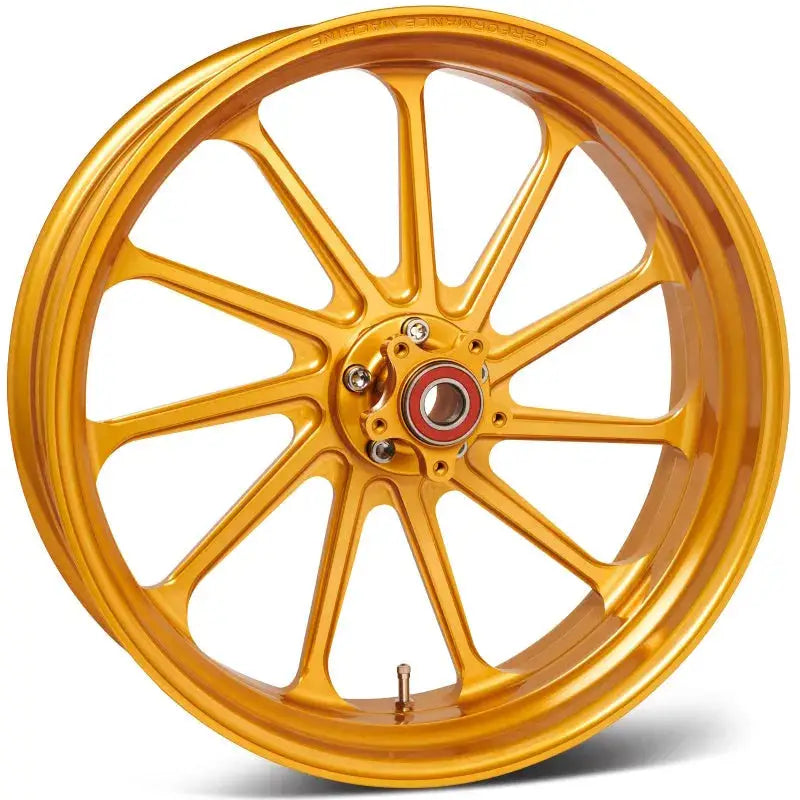 Performance Machine 21x3.5 Forged Wheel Assault - Gold Ano - Wheels