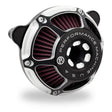 Black and silver contrast cut Performance Machine Air Cleaner Max HP air filter