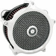 Performance Machine Air Cleaner Slim - Chrome - Filters