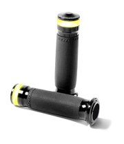 Performance Machine Contour Led Handle Grip Set - Black Ano - Controls