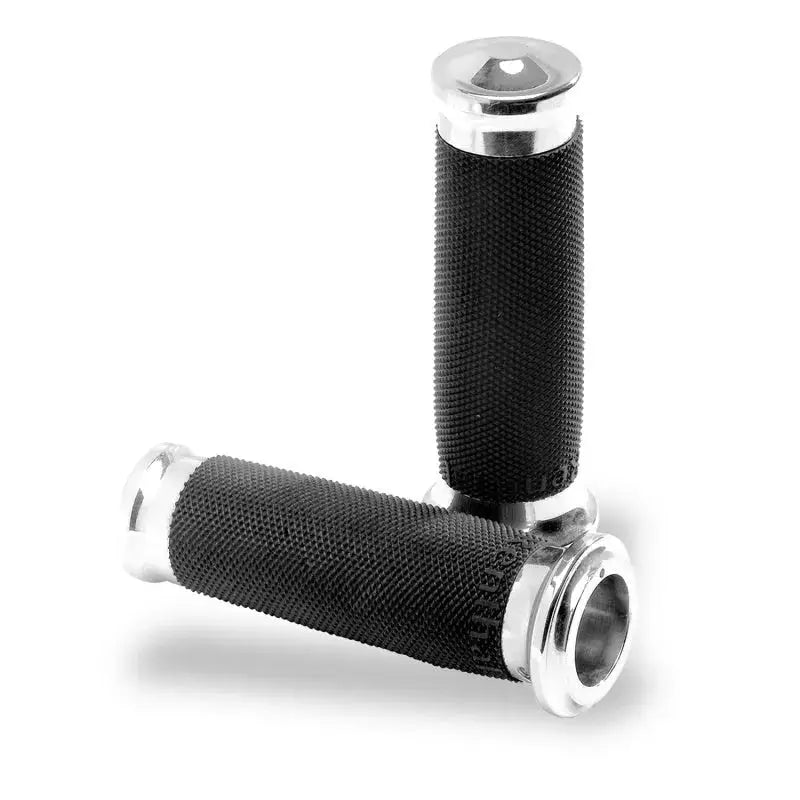 Performance Machine Contour Renthal Wrapped Grips - Chrome - Controls