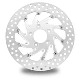 Performance Machine Disc/Carr 11.8 Del Rey Fr Left - Chrome - Brakes