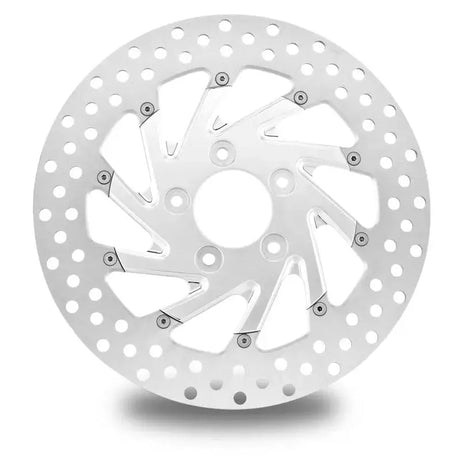 Performance Machine Disc/Carr 11.8 Del Rey Fr Right - Chrome - Brakes