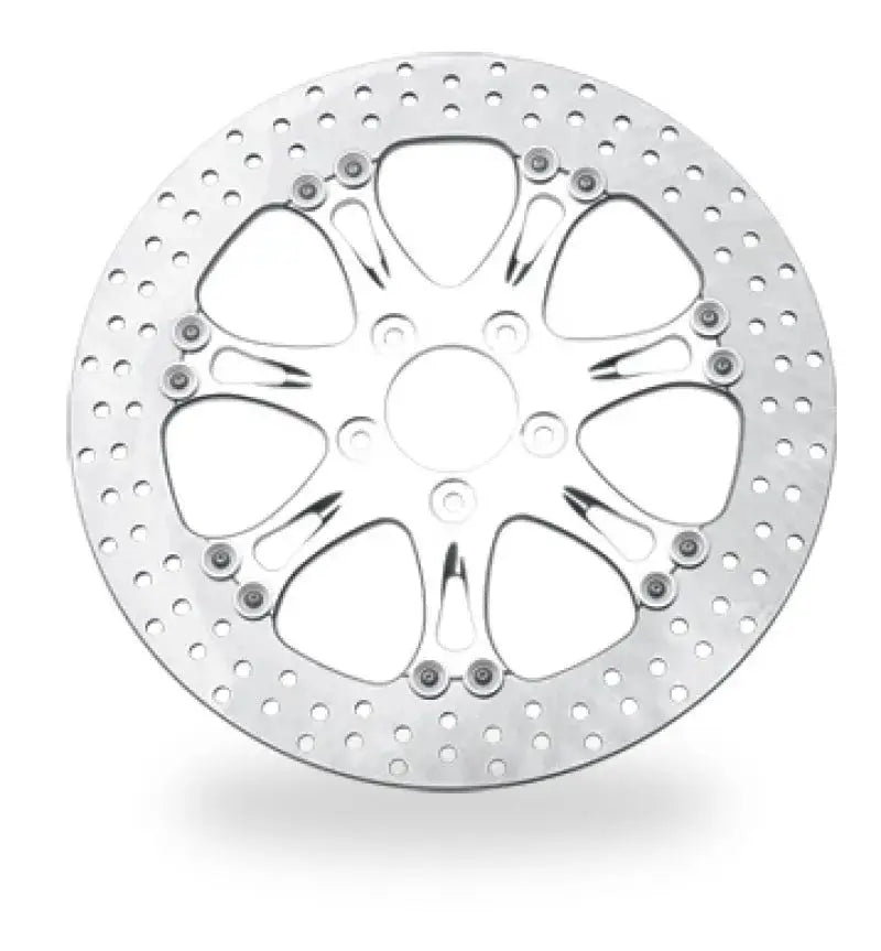 Performance Machine Disc/Carr 13x.20 Sf Heathen Fr - Polished - Brakes