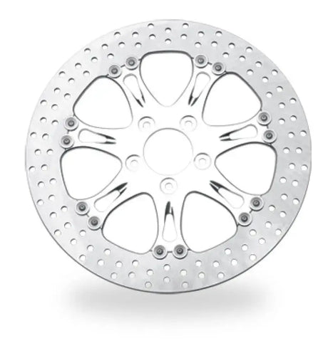 Performance Machine Disc/Carr 13x.20 Sf Heathen Fr - Polished - Brakes
