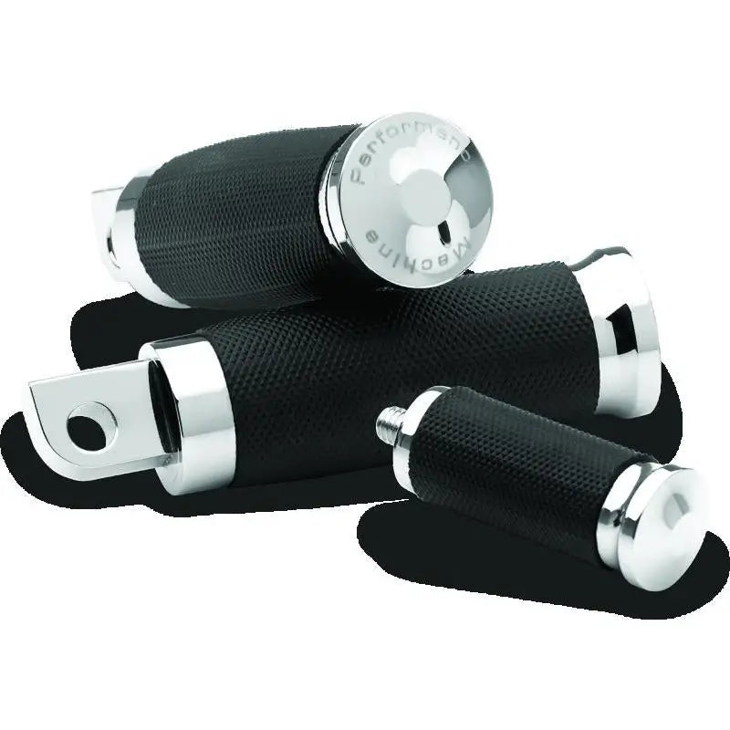 Performance Machine 0035-0083-CH Performance Machine Footpegs Contour - Chrome