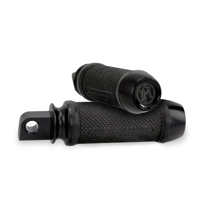 Performance Machine Footpegs Elite - Black Ano - Controls
