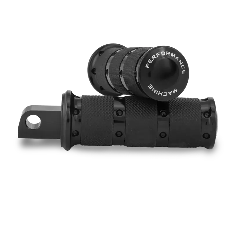 Performance Machine Footpegs XLS Passenger - Black Ano - Controls