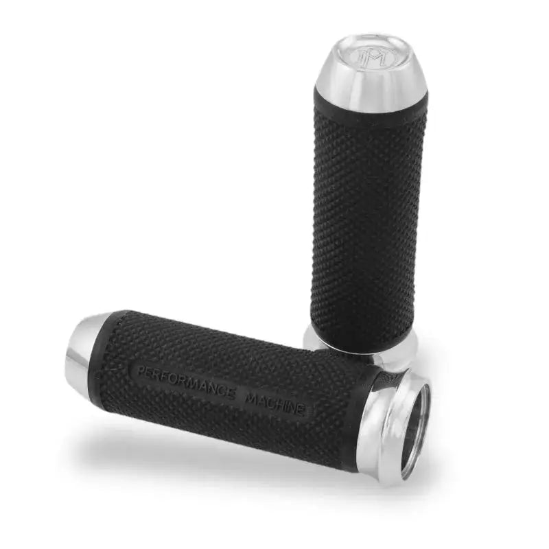 Performance Machine Handle Grip Set - Elite TBW - Chrome - Controls