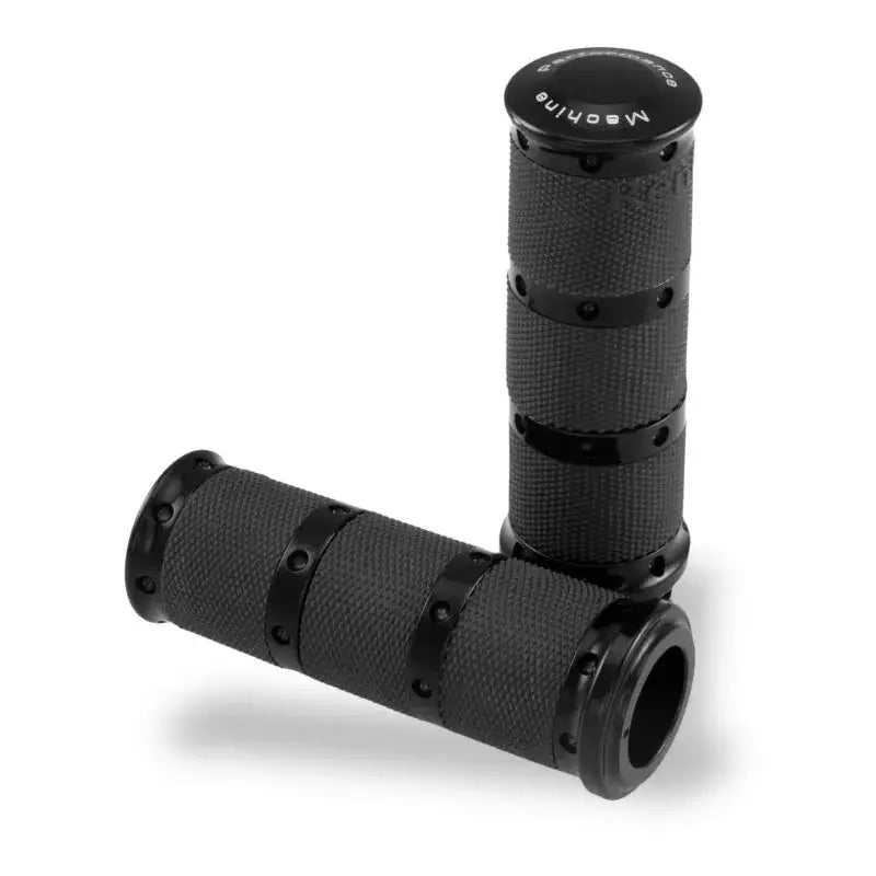 Performance Machine Handle Grip Set- XL Rubber 2K7 - Black Ano - Controls