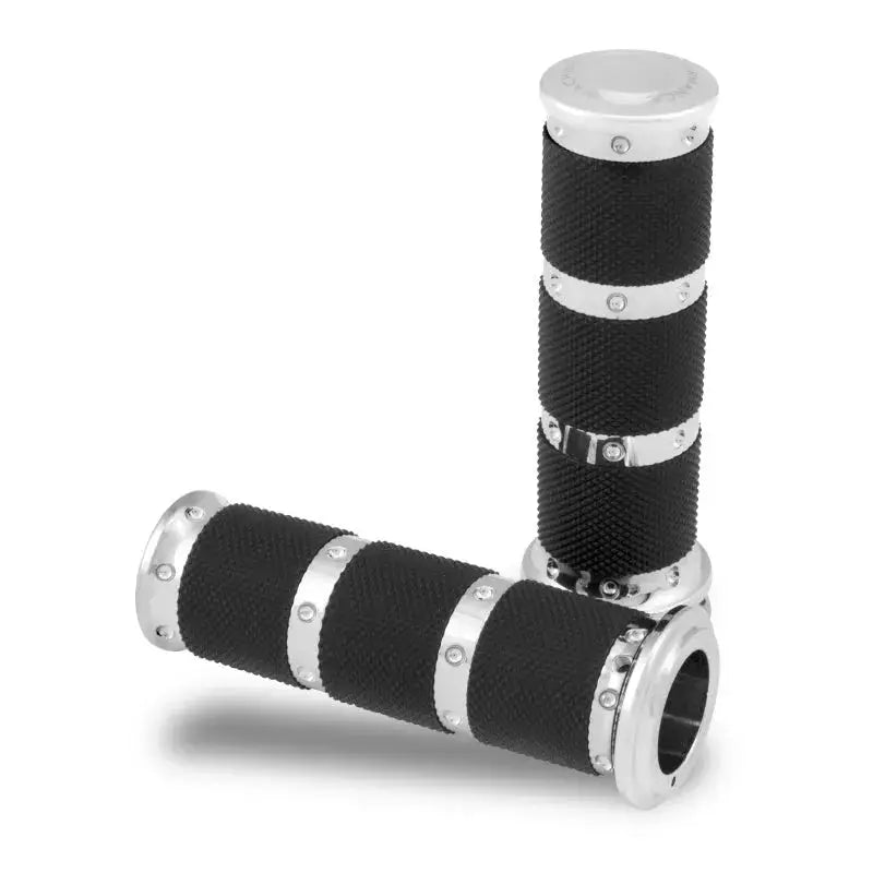 Performance Machine Handle Grip Set XLS - Chrome - Controls