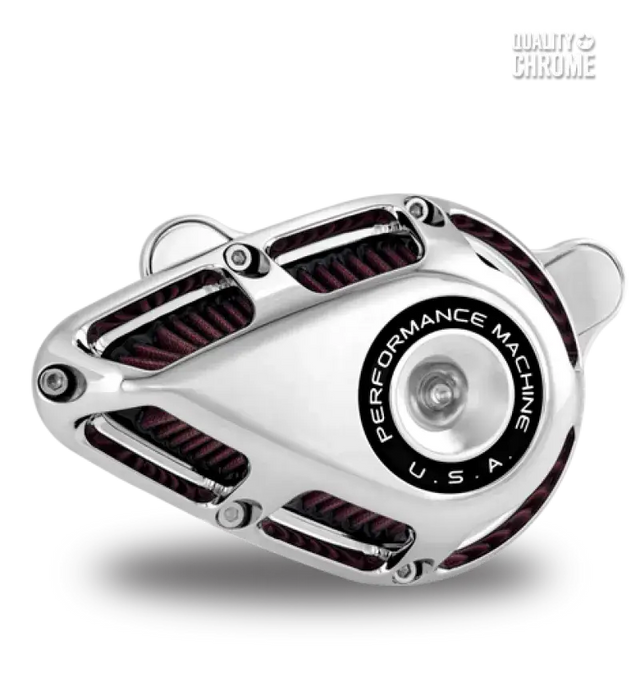 Performance Machine Jet Air Cleaner - Chrome - Filters