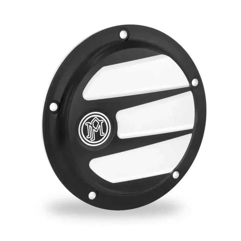 Performance Machine Scallop Derby Cover - Contrast Cut Platinum - Engine Components