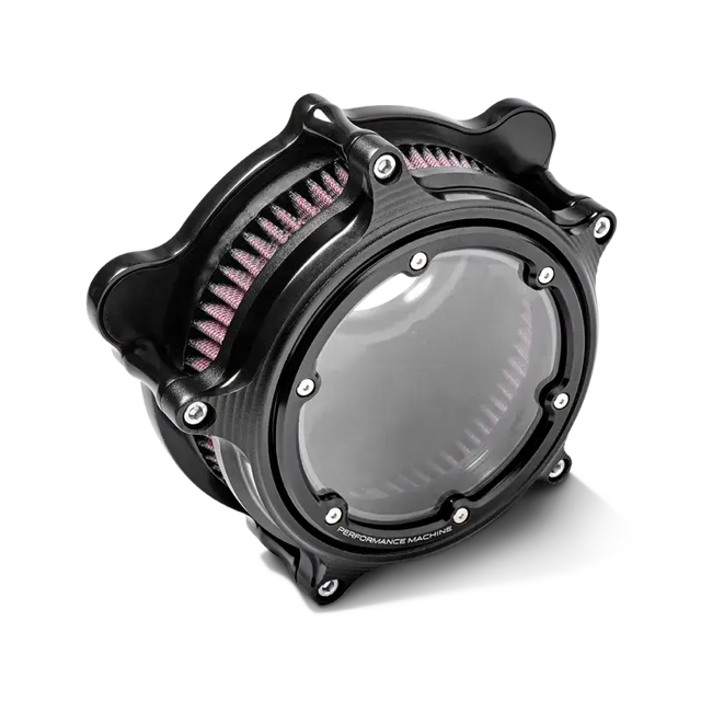 Performance Machine Vision Air Cleaner W/Bezel - Black Ops - Filters