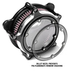 Performance Machine Vision Air Cleaner W/Bezel - Contrast Cut - Filters