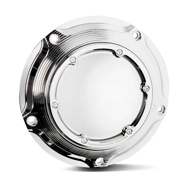 Performance Machine Vision Derby Cover W/Bezel - Chrome - Engine Components