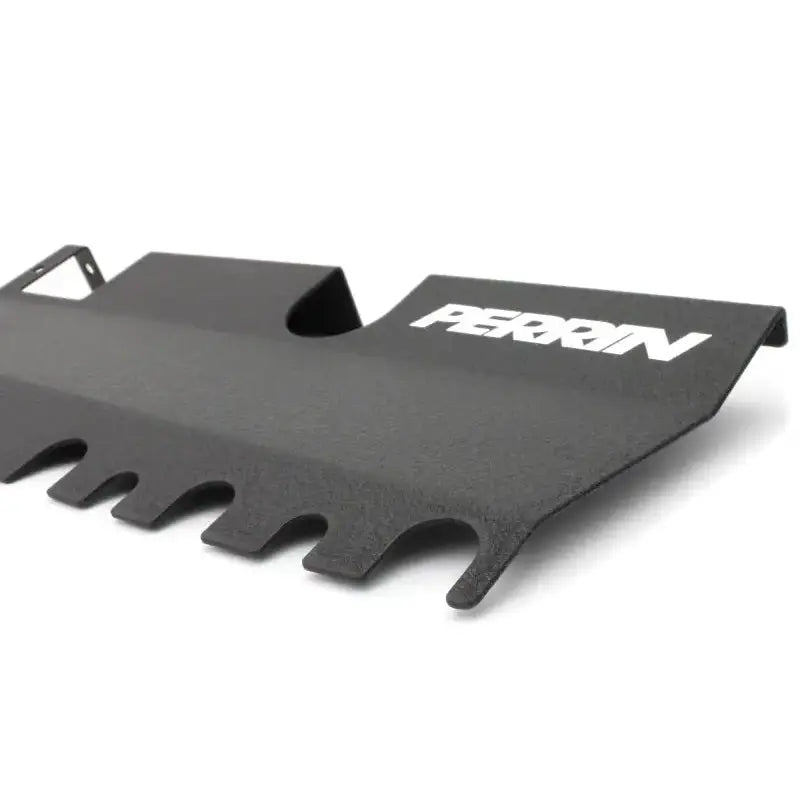 Perrin 15-21 WRX/STI Radiator Shroud (With OEM Intake Scoop) - Black - Truck & Automotive