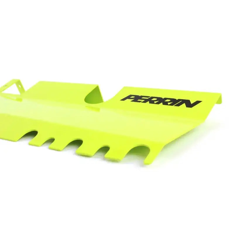 Perrin 15-21 WRX/STI Radiator Shroud (With OEM Intake Scoop) - Neon Yellow - Truck & Automotive