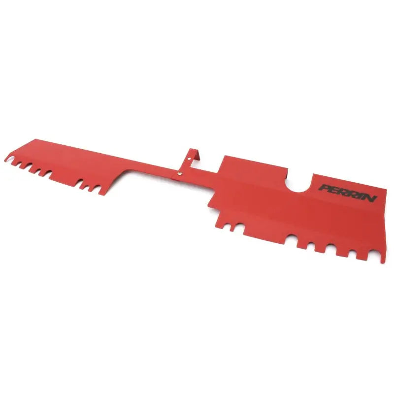 Perrin Performance PSP-ENG-512-4RD Perrin 15-21 WRX/STI Radiator Shroud (With OEM Intake Scoop) - Red