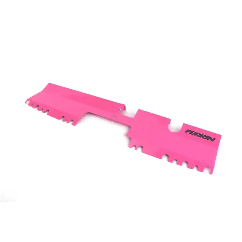 Pink metal engine bay cover radiator shroud for WRX/STI without OEM intake scoop