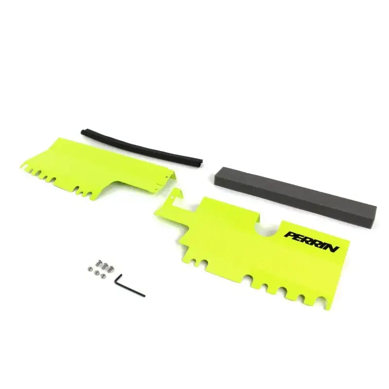 Perrin 15-21 WRX/STI Radiator Shroud (Without OEM Intake Scoop) - Neon Yellow - Truck & Automotive