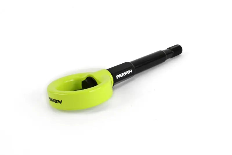 Perrin 18-19 Subaru Crosstrek Tow Hook Kit (Rear) - Neon Yellow - Truck & Automotive
